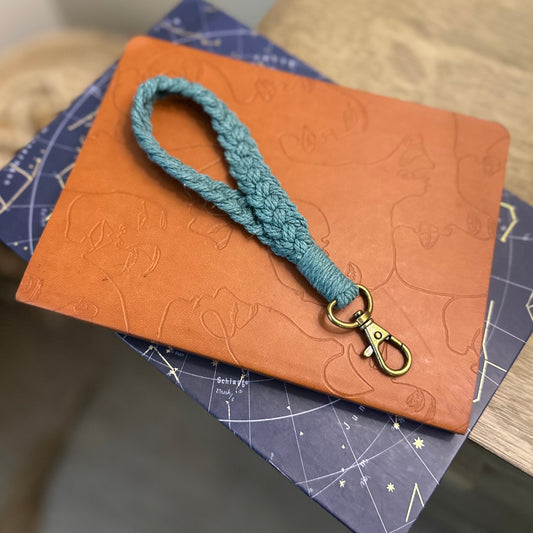 Macramé Wristlet Keychain