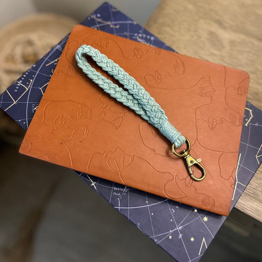 Macramé Wristlet Keychain