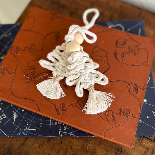 Macramé Christmas Tree Ornament